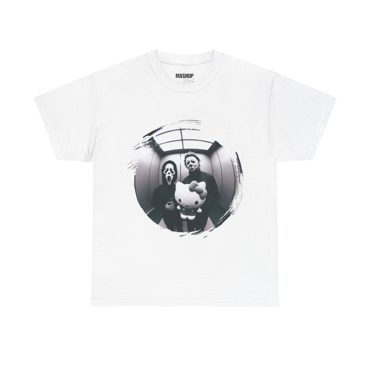 Ghostface x Michael Myers x Kitty Mash-Up Tee