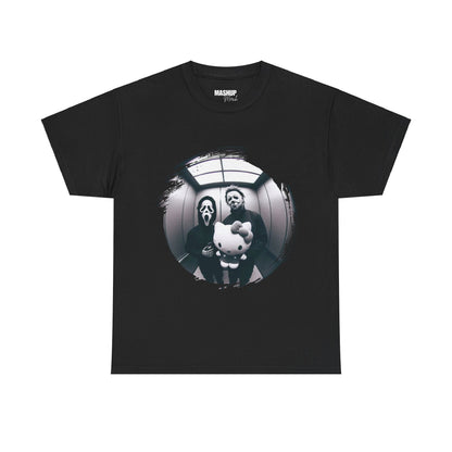 Ghostface x Michael Myers x Kitty Mash-Up Tee