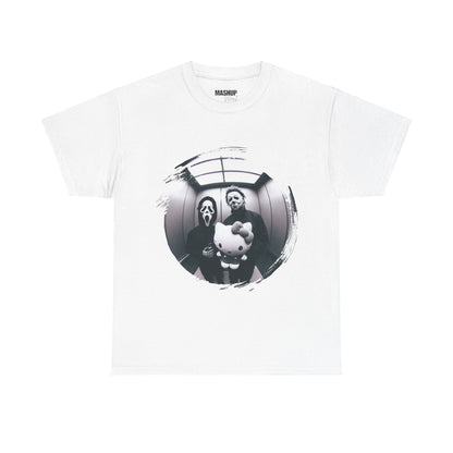 Ghostface x Michael Myers x Kitty Mash-Up Tee